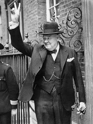 Churchill während des Krieges